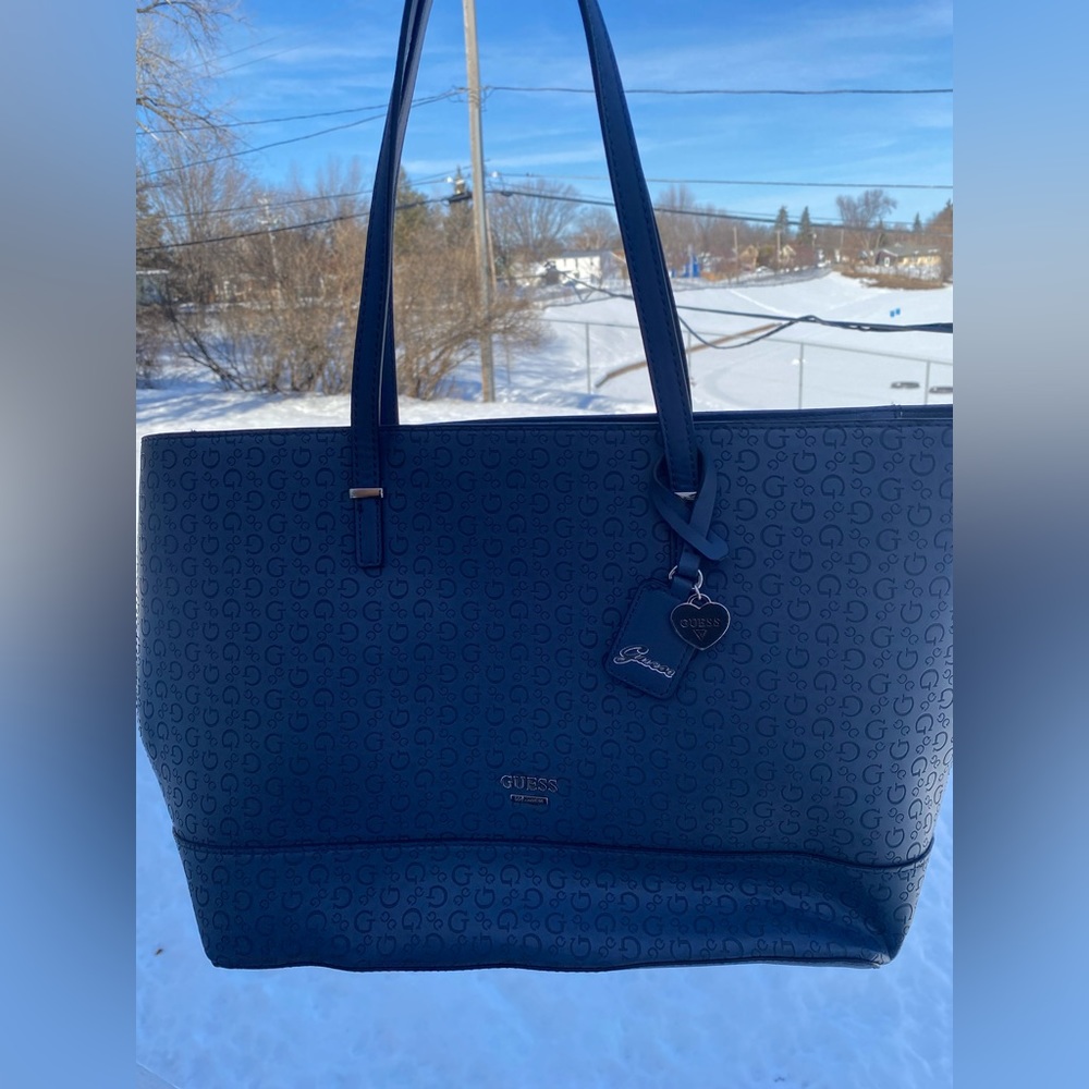 Blue guess handbag